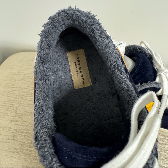 Tory Burch Hank Suede Court Sneakers - Picture 7 of 11